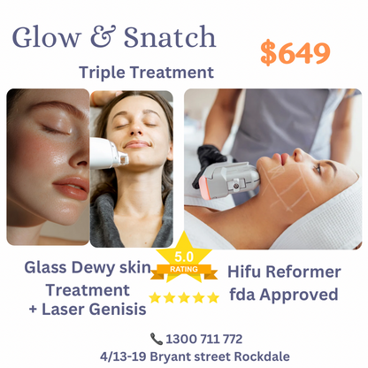 ✨ Glow &amp; Snatch – Triple Treatment Package